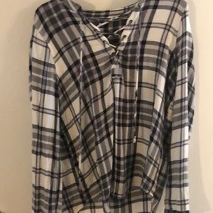 Flannel blouse